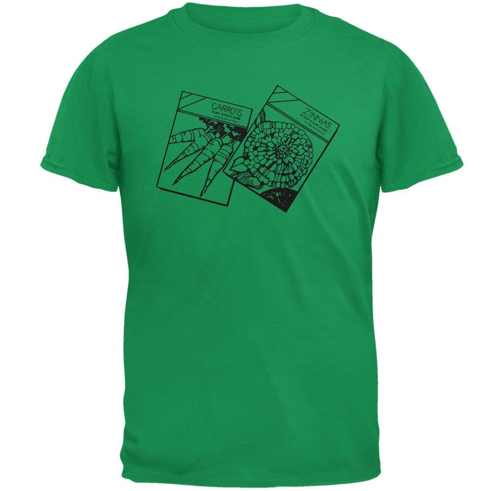 Old Glory Gardening Seeds T-Shirt for Men - Irish Green 2XL | Comfortable Cotton Tee for Planting, Gardening & Outdoor Activities
