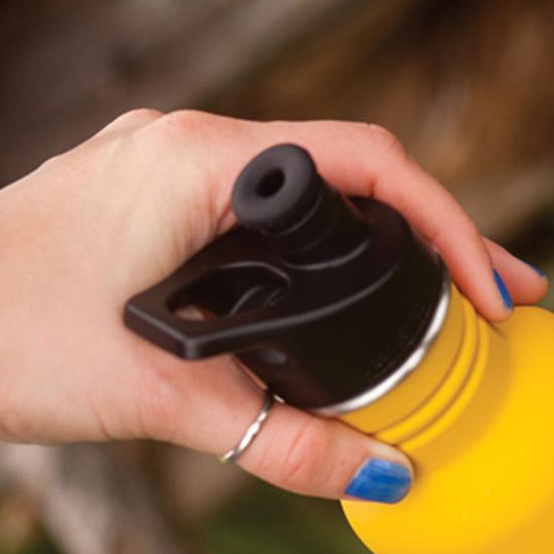 Klean Kanteen Sports Cap - Leak-Proof Water Bottle Lid for Hiking, Running & Outdoor Activities | BPA-Free & Durable Stainless Steel Design