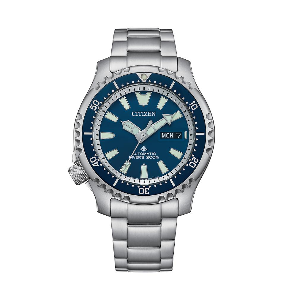 Citizen Promaster Automatic Dive Watch for Men - Stainless Steel Case, Blue Dial, 200M Water Resistance (Model NY0161-63L) | Perfect for Scuba Diving, Swimming & Everyday Wear