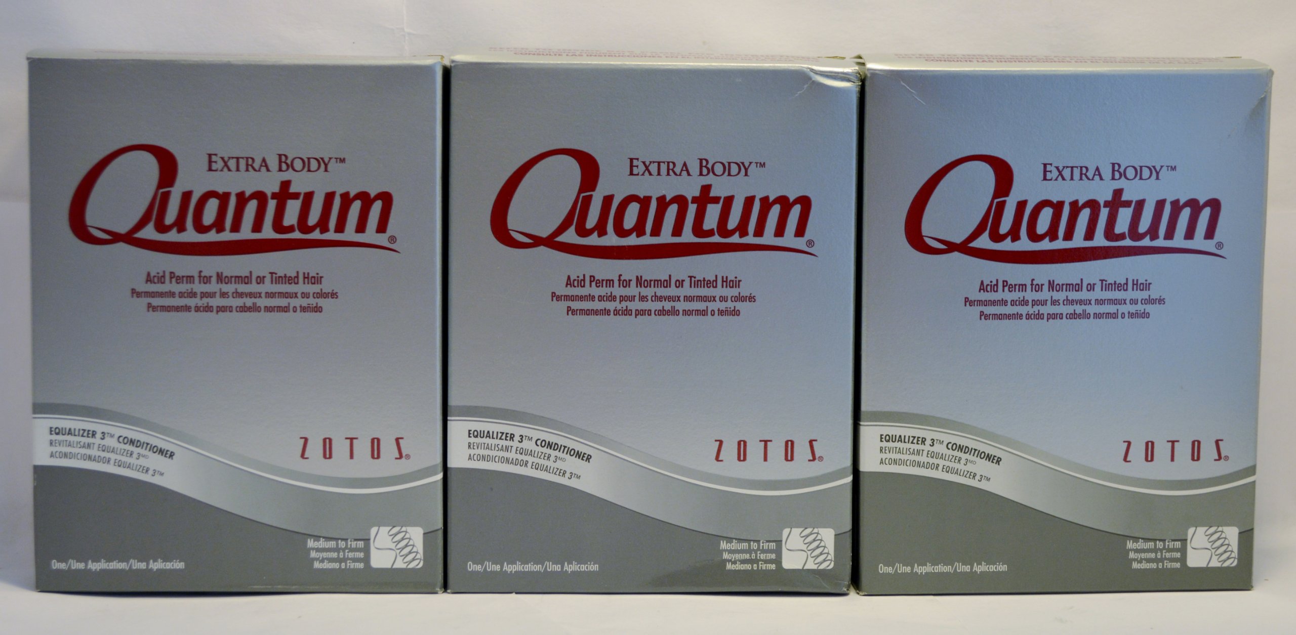 Quantum Extra Body Acid Perm 3 Pack - Professional Hair Perming Kit for Salon-Quality Curls at Home | Perfect for DIY Styling, Special Occasions & Long-Lasting Waves