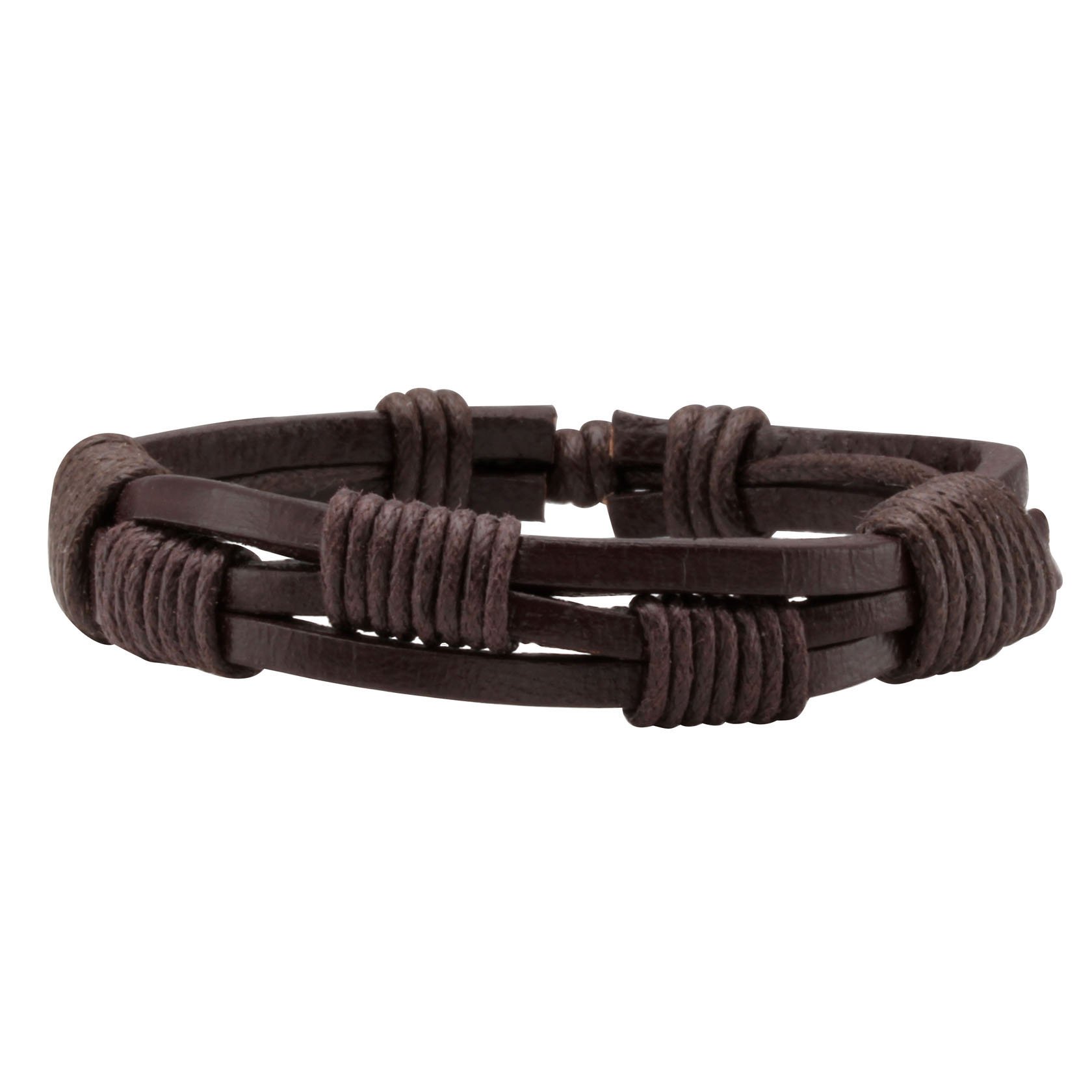 4-10 Pcs Adjustable Leather Bracelets Set for Women & Men - Braided Wooden Beads Wrap Cuff Cord - Boho Style Handmade Jewelry for Daily Wear, Gifts & Festival Fashion Accessories
