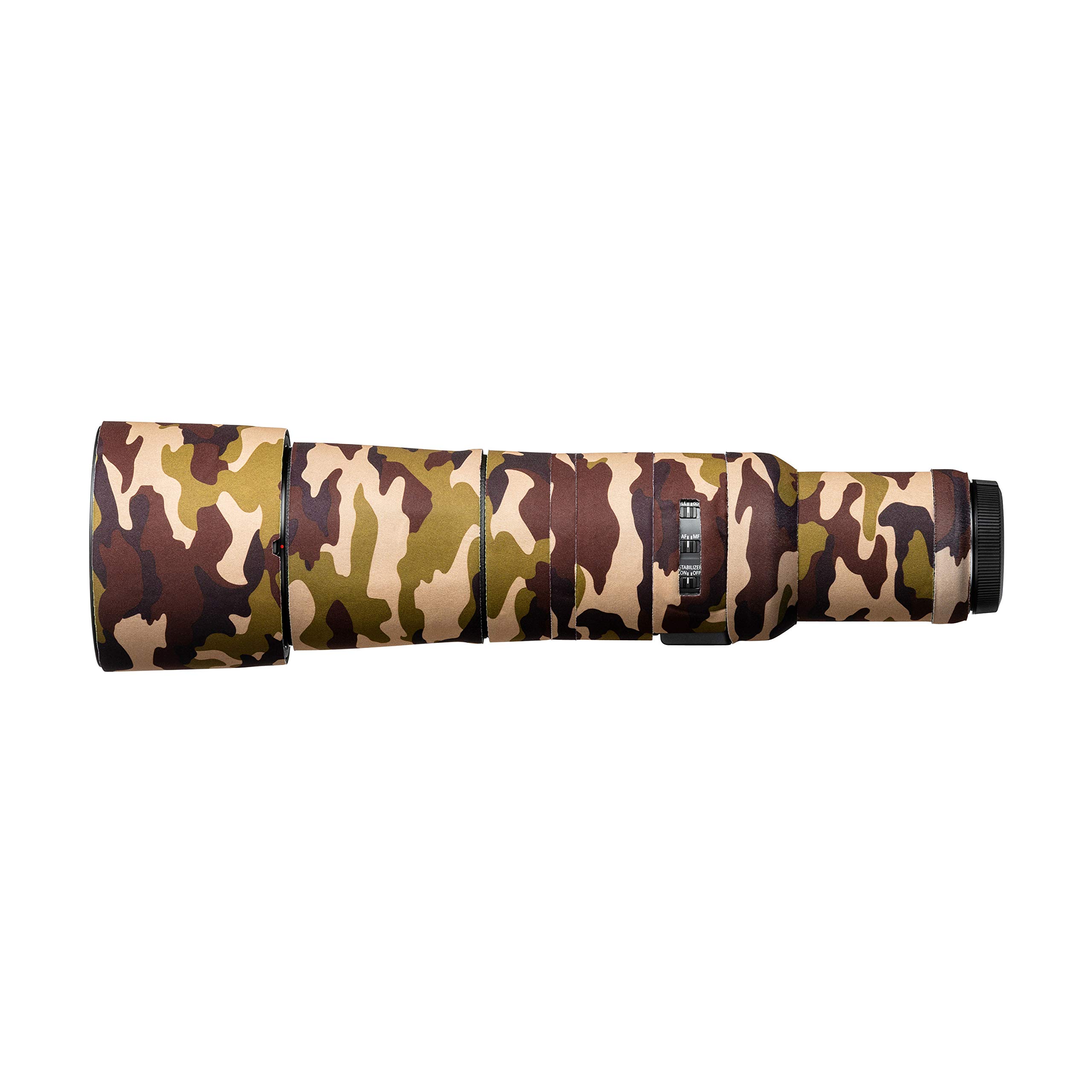 EasyCover Lens Neoprene Protective Cover for Canon RF 800mm f/11 IS STM Lens - Brown Camouflage Design | Waterproof & Dustproof Camera Lens Case | Perfect for Wildlife Photography, Outdoor Adventures & Travel Protection