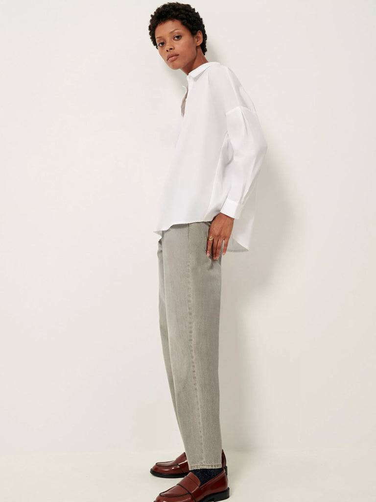Sessun Maemi Women's Shirt in Optical White - Stylish Casual Blouse for Office Wear & Everyday Outfits