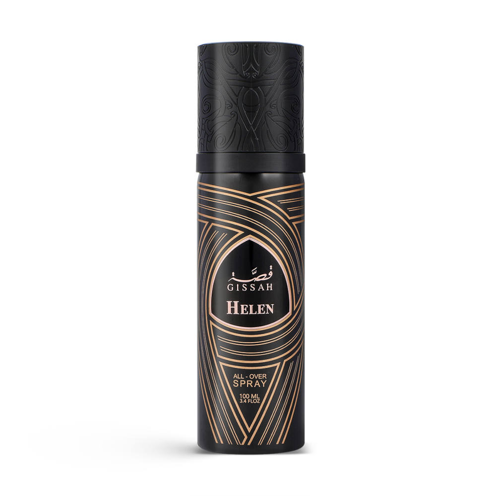 Helen All Over Body Spray 100ml - Refreshing Fragrance for Women & Men, Perfect for Daily Use, Gym, Travel & Office