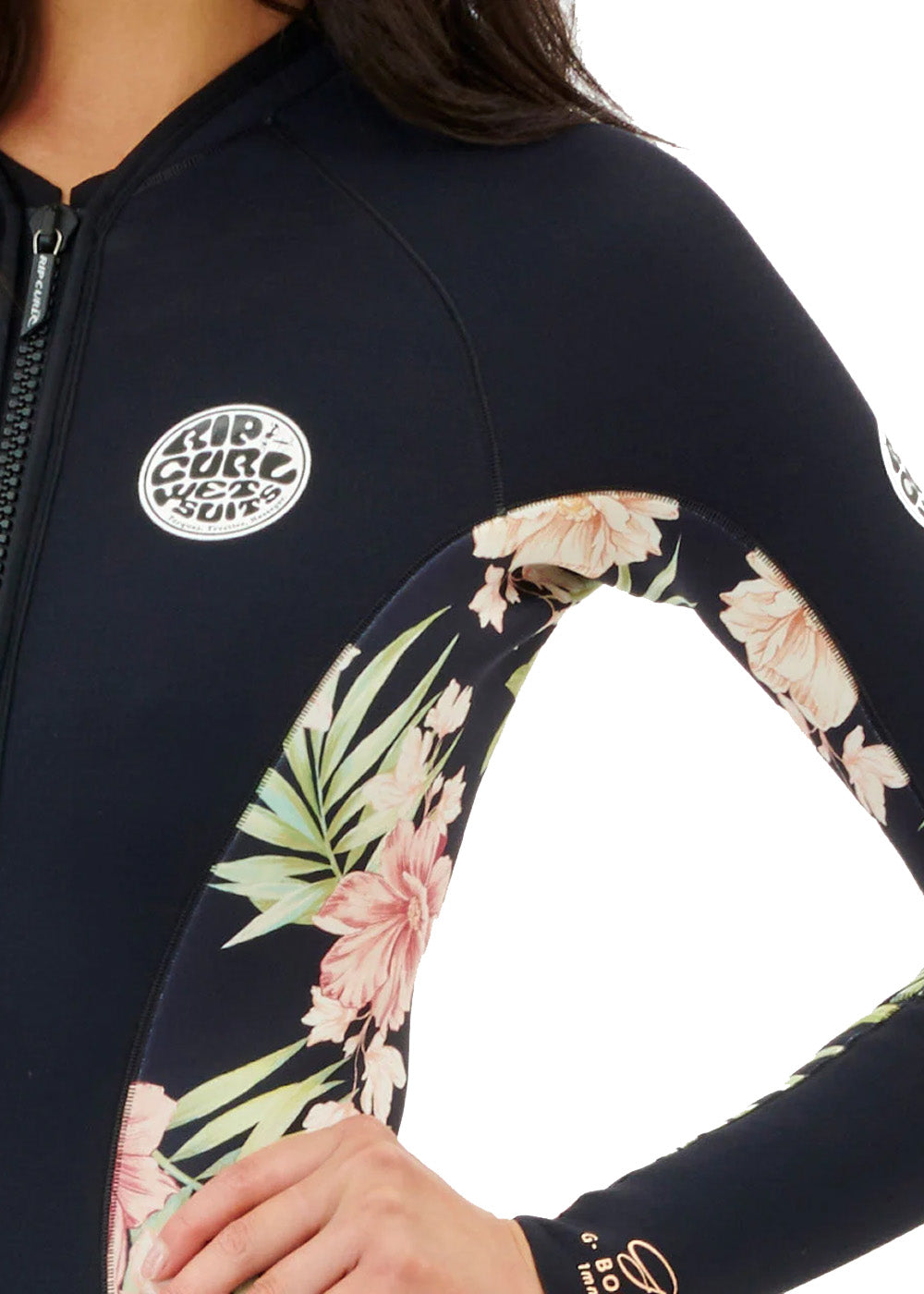 Rip Curl Women's G Bomb 1mm Long Sleeve Full Zip Spring Wetsuit - Perfect for Surfing, Swimming & Water Sports
