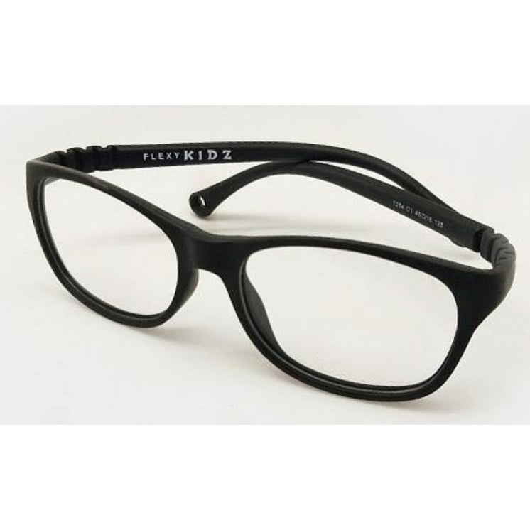 Trendy Kids Flexible Blue Light Blocking Glasses for Boys & Girls - Anti-Eye Strain Computer Glasses for Online Classes & Gaming (Model 1254)