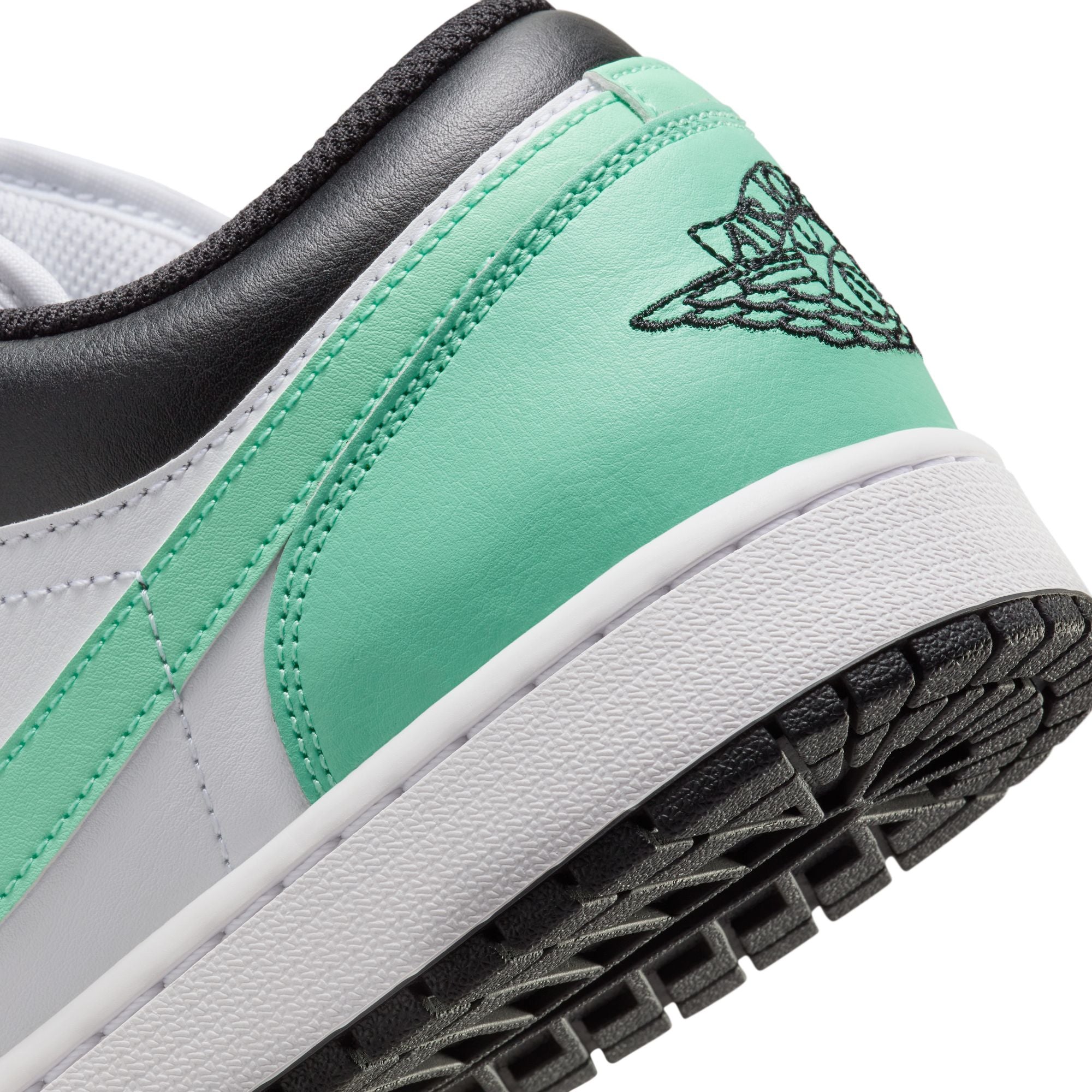 Air Jordan 1 Low 'Green Glow' Men's Basketball Shoes - Retro Sneakers for Casual Wear & Street Style Fashion