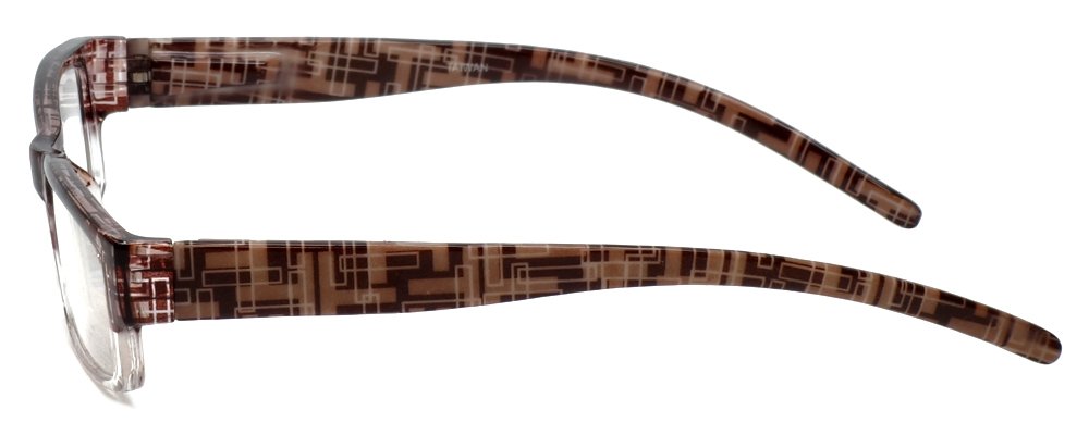 Calabria 743 Stylish Reading Glasses with Matching Case - Lightweight & Comfortable for Reading, Working, and Computer Use