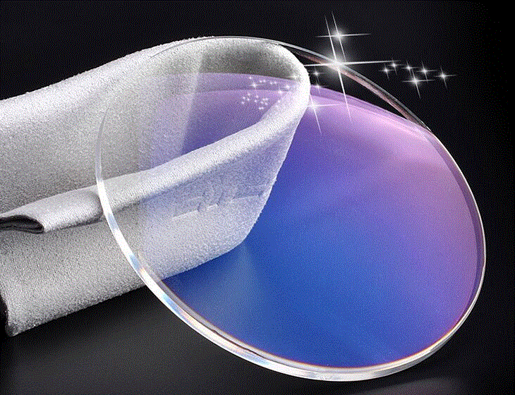 1.61 Index Single Vision Anti Blue Light Photochromic Lenses - Brown Color Transition Lenses for Computer & Outdoor Use
