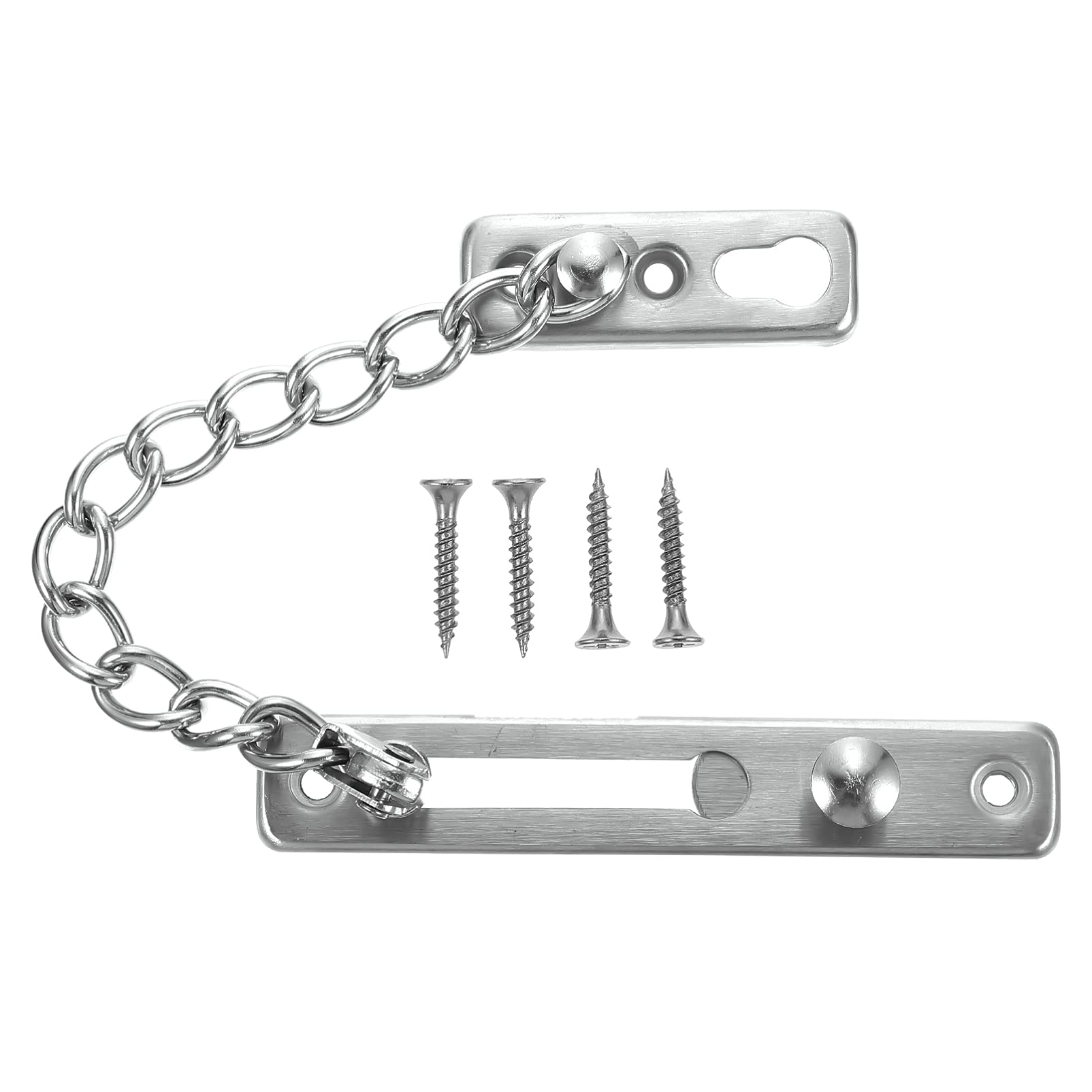 Heavy Duty Stainless Steel Door Chain Lock - Casting Security Guard for Inside Doors | Home, Apartment & Office Safety Protection