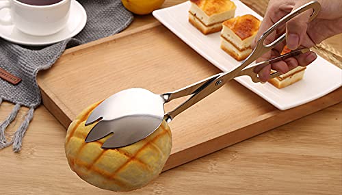 WOIWO 1-Pack Stainless Steel Food Clip - Bread, Salad & Cake Clips - Durable Kitchen Scissors Clip for Baking, Cooking & Food Storage | Perfect for Kitchen, Picnics & Meal Prep