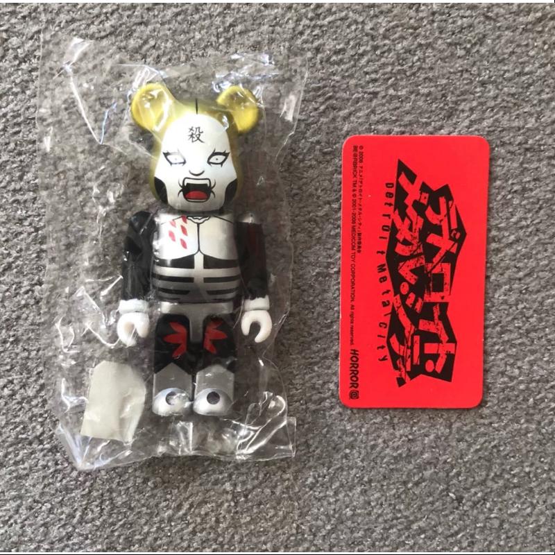 Bearbrick Series 16 HORROR Detroit Metal City 100% Collectible Figure - Limited Edition Japanese Vinyl Art Toy for Horror Fans & Anime Collectors - Perfect for Display, Gifting, and Pop Culture Enthusiasts