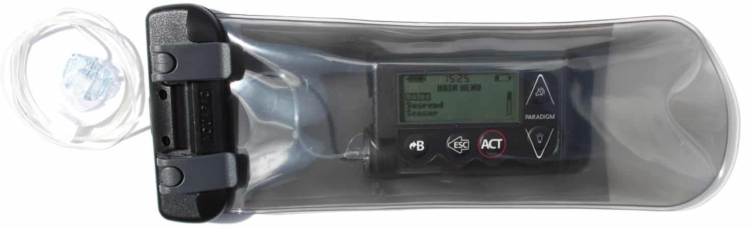 Waterproof Insulin Pump Case for Swimming, Running & Outdoor Activities - Secure & Durable Protection for Diabetes Management