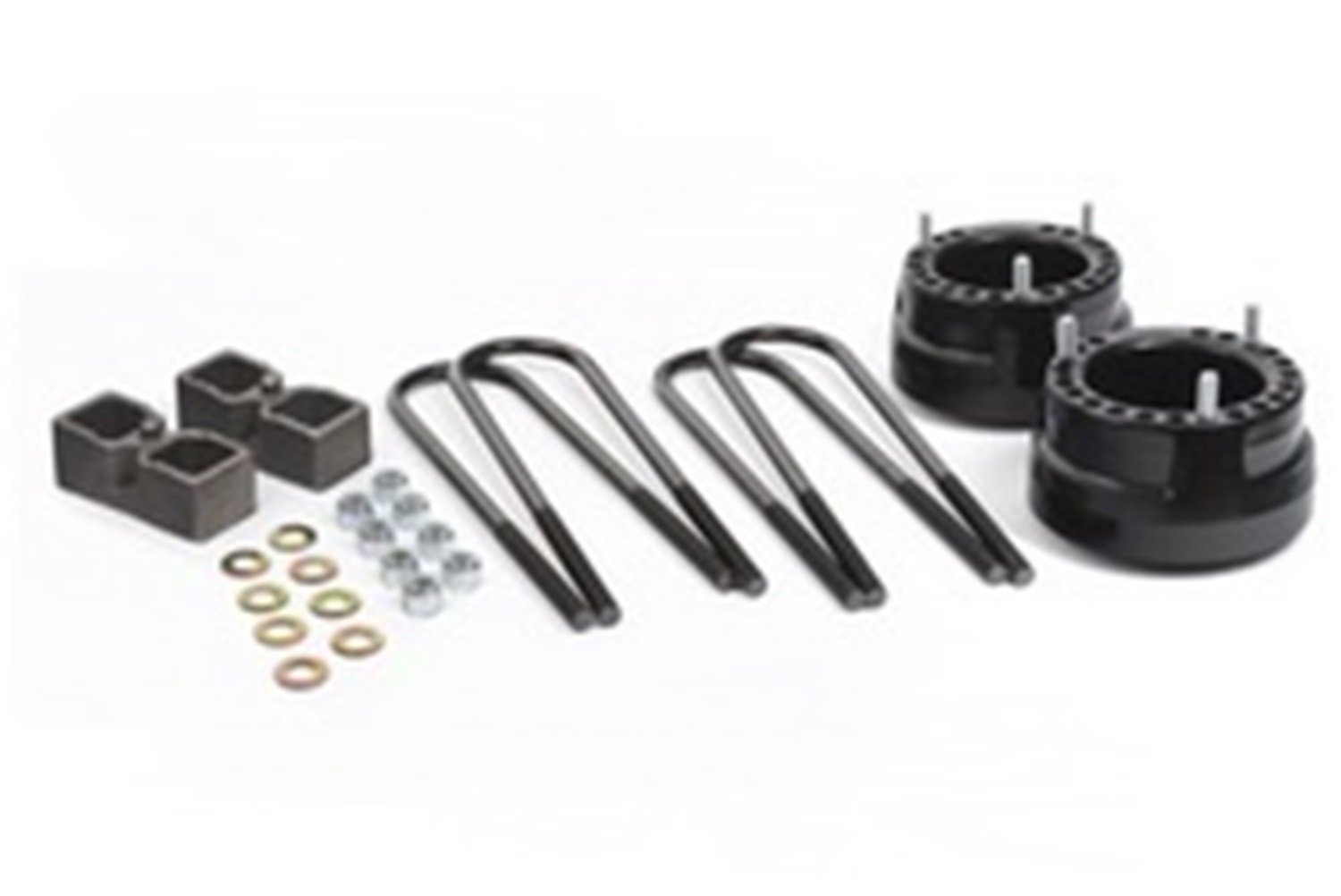 Daystar KC09128BK Coil Spring Spacer - Heavy Duty Suspension Lift Kit for Jeep, Truck & SUV - Off-Road & Towing Performance Upgrade