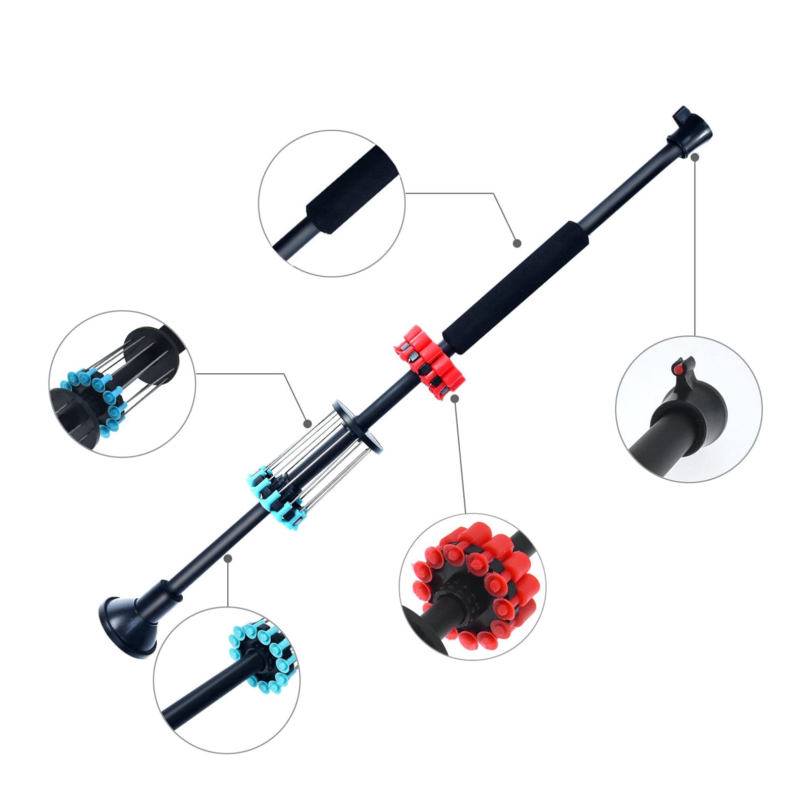 WINGS Sporting Blowguns - 48 Inch, 36 Inch & 18 Inch .40 Caliber Blow Dart Gun Set with Darts and Tactical Peep Sight | Perfect for Hunting, Fishing, and Outdoor Survival Training