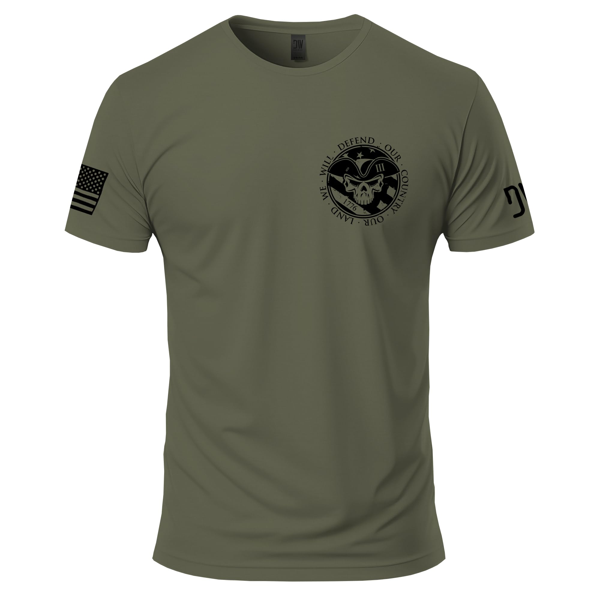 American Flag Patriotic Graphic T-Shirts for Men | Comfortable Cotton Tee for Casual Wear, 4th of July Celebrations & Everyday Outfits