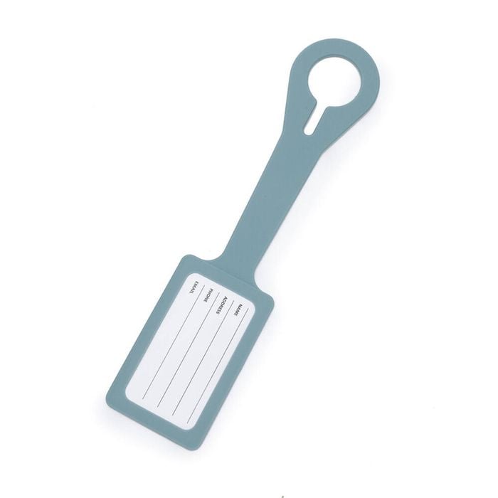 Tosca TCA065 C Blue Silicone Luggage Tag - Durable Travel ID Tag for Suitcases, Backpacks & Carry-Ons - Perfect for Airports, Business Trips & Vacations