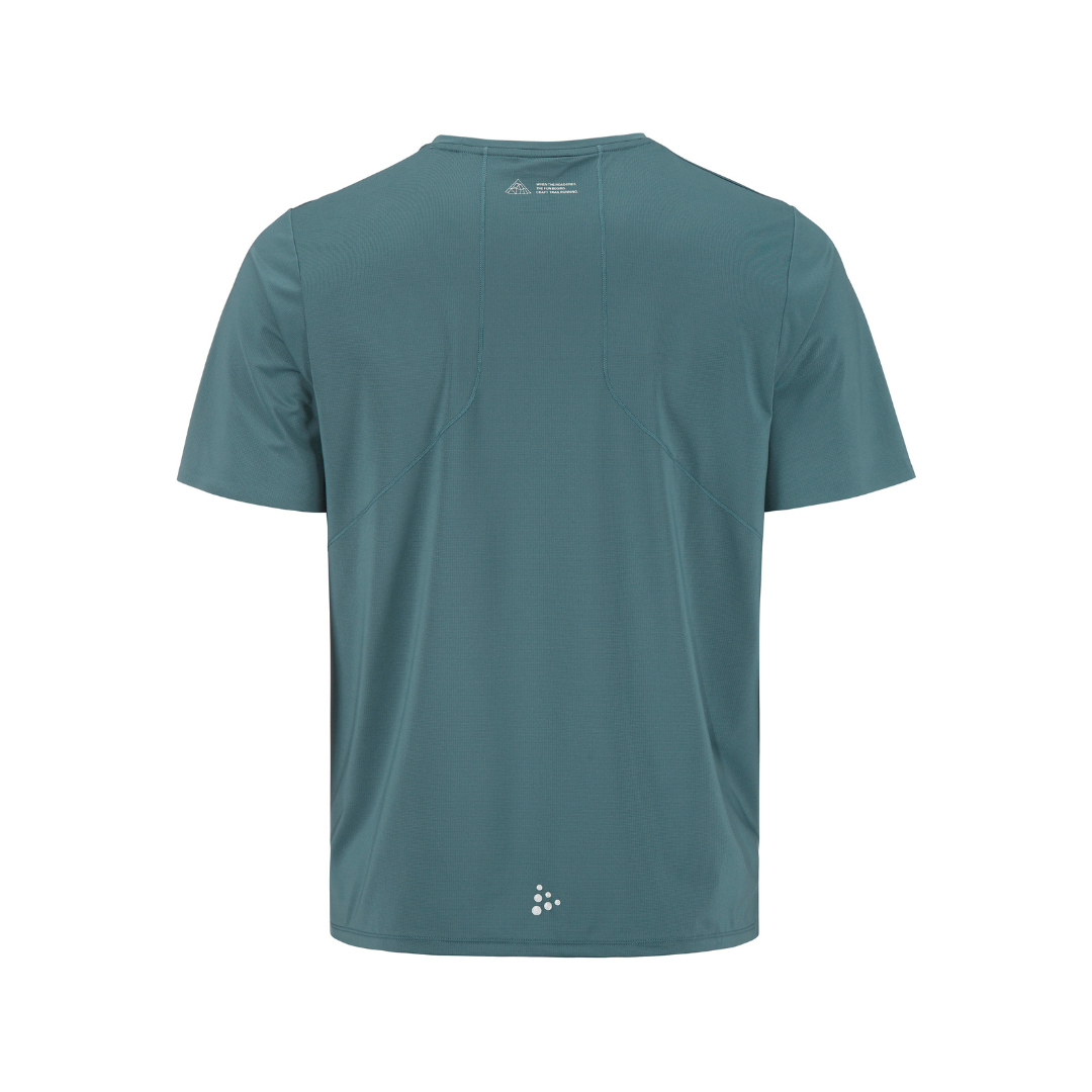 Craft Men's Pro Trail Short Sleeve T-Shirt - Moisture Wicking, Breathable & Lightweight for Hiking, Running & Outdoor Activities