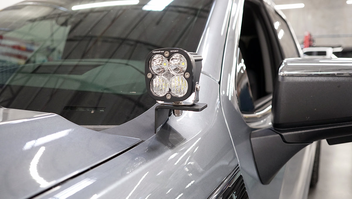19-25 GMC 1500 SDHQ Built A-Pillar Light Mounts | Off-Road LED Light Brackets for GMC Sierra & Silverado | Perfect for Night Driving, Hunting & Off-Road Adventures