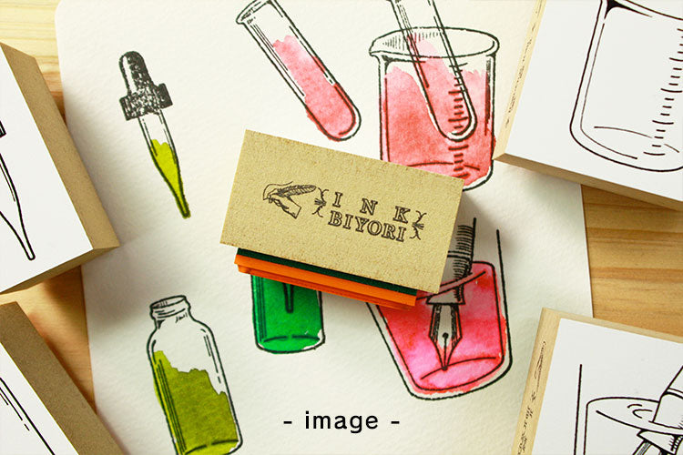Chemistry System Rubber Stamp Set for Science Lab, Classroom & DIY Projects - Periodic Table, Molecule & Experiment Stamps