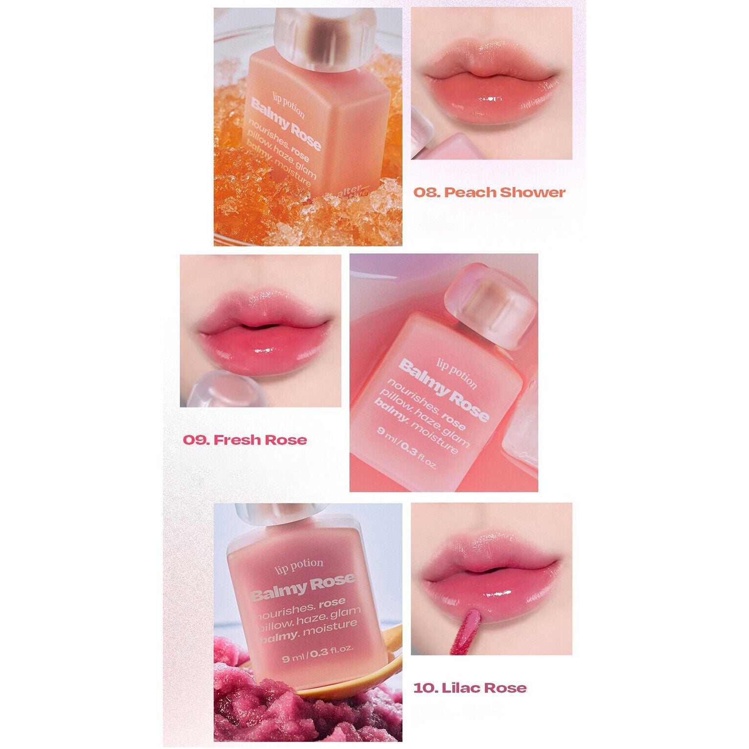 Alternative Stereo Lip Potion Balmy Rose 9ml - Hydrating Tinted Lip Balm for Dry Lips, Natural Moisturizing & Plumping - Perfect for Daily Use, Makeup Looks & On-the-Go Touch Ups