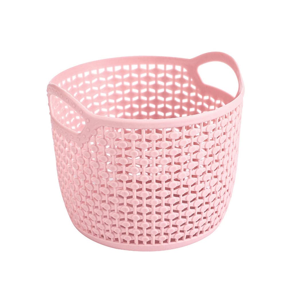 Plastic Storage Baskets & Organizer Boxes - Portable Hollow Design for Socks, Underwear, Books, Toys, Towels & Cosmetics | Perfect for Bedroom, Bathroom, Kids Room & Office Organization