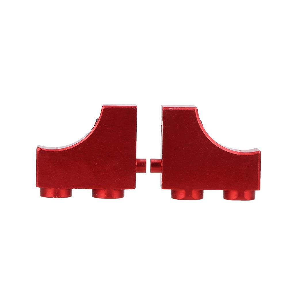 Dilwe 2PCS Servo Mount for RC Car - Compatible with VRX RH1043 RH1045 Upgrade Accessories (Red) | Durable Replacement Part for RC Car Racing and Off-Road Bashing