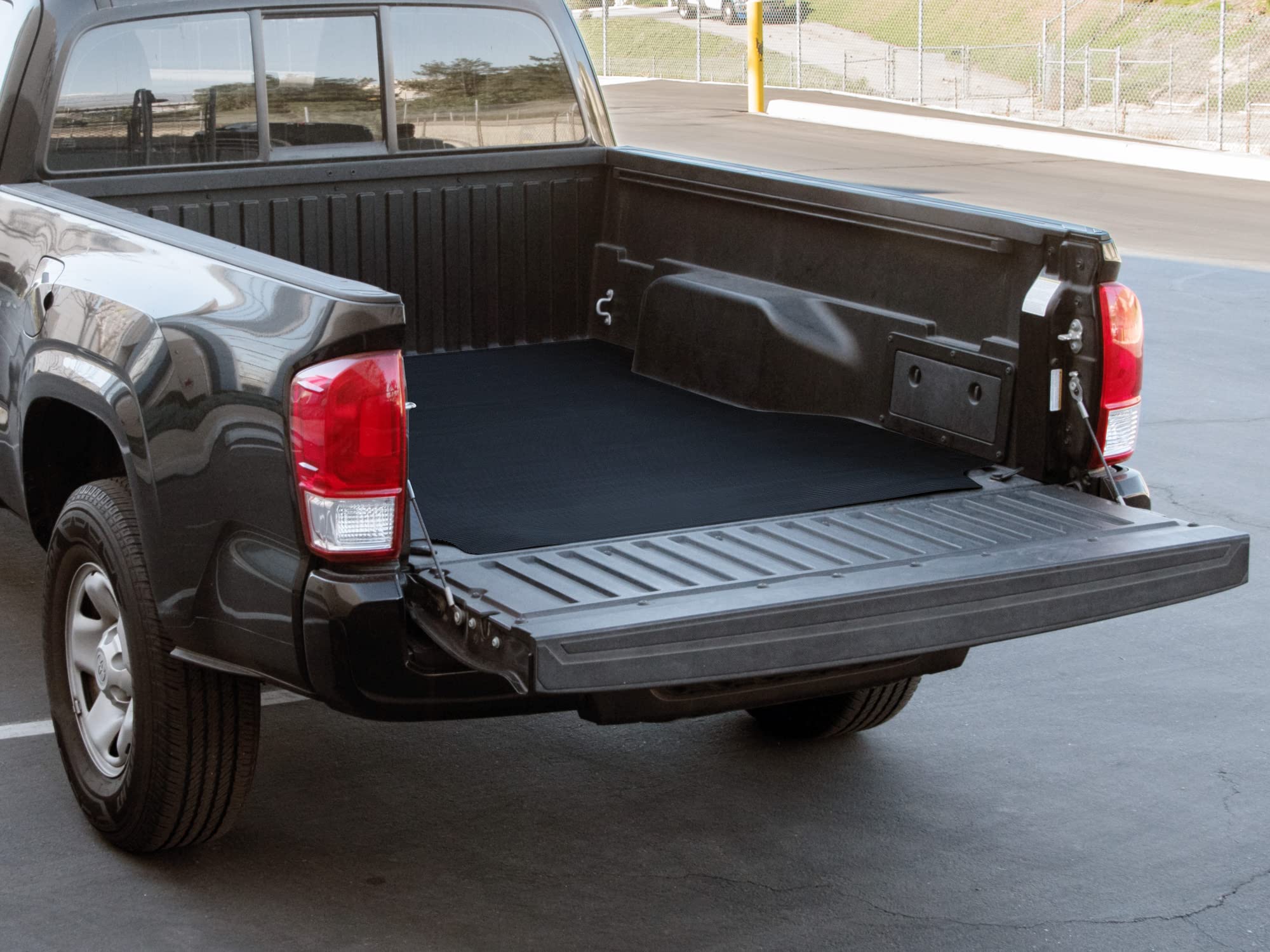 Armordillo USA 8706459 Heavy Duty Rubber Truck Bed Mat - Black, Fits 2019-2024 Chevy Silverado & GMC Sierra 1500 6.5ft (78