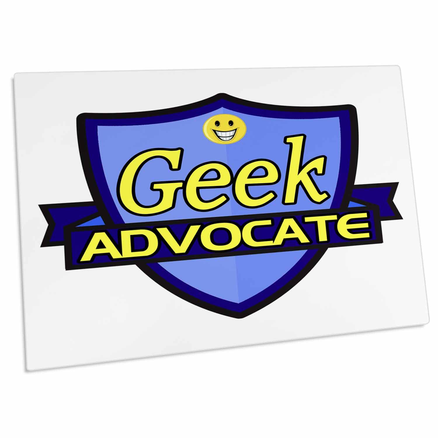 3D Rose Geek Advocate Support Design Desk Pad Place Mats - Non-Slip Mouse Pad & Office Desk Protector for Gamers, Programmers, Tech Enthusiasts - Perfect for Home Office, Gaming Setup, and Workspace Organization (dpd-242636-1)