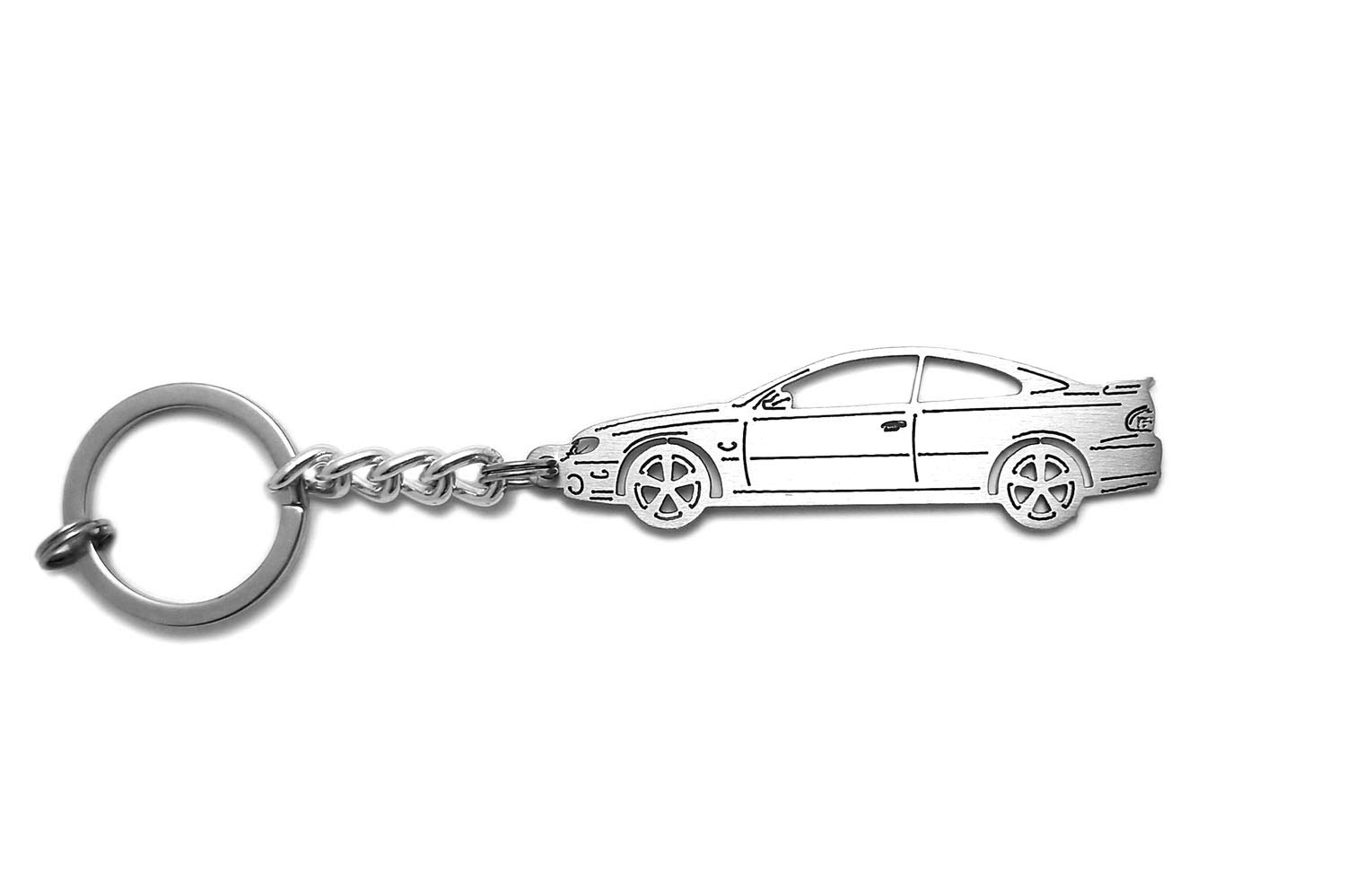 Pontiac GTO V Steel Keychain with Ring - Laser Cut Car Key Pendant for Auto Enthusiasts | Perfect Gift for Car Lovers & Home Key Accessory