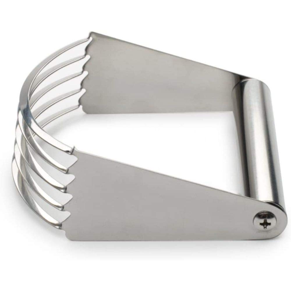 Fox Run 5856 Stainless Steel Dough Blender - 4.75 x 4 x 1.75 Inches - Perfect for Pie Crusts, Pastry Dough & Baking Essentials