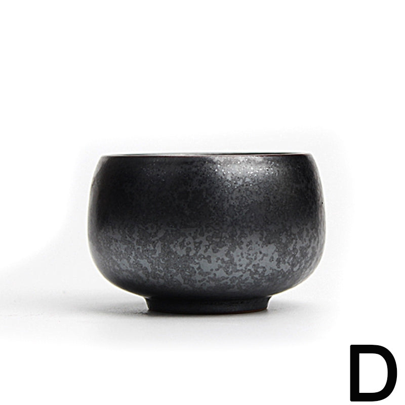 Premium Lava Stone Zen Gongfu Tea Cup Set of 2 - Handcrafted Natural Volcanic Rock Tea Cups for Chinese Tea Ceremony, Perfect for Meditation, Relaxation & Gift Giving
