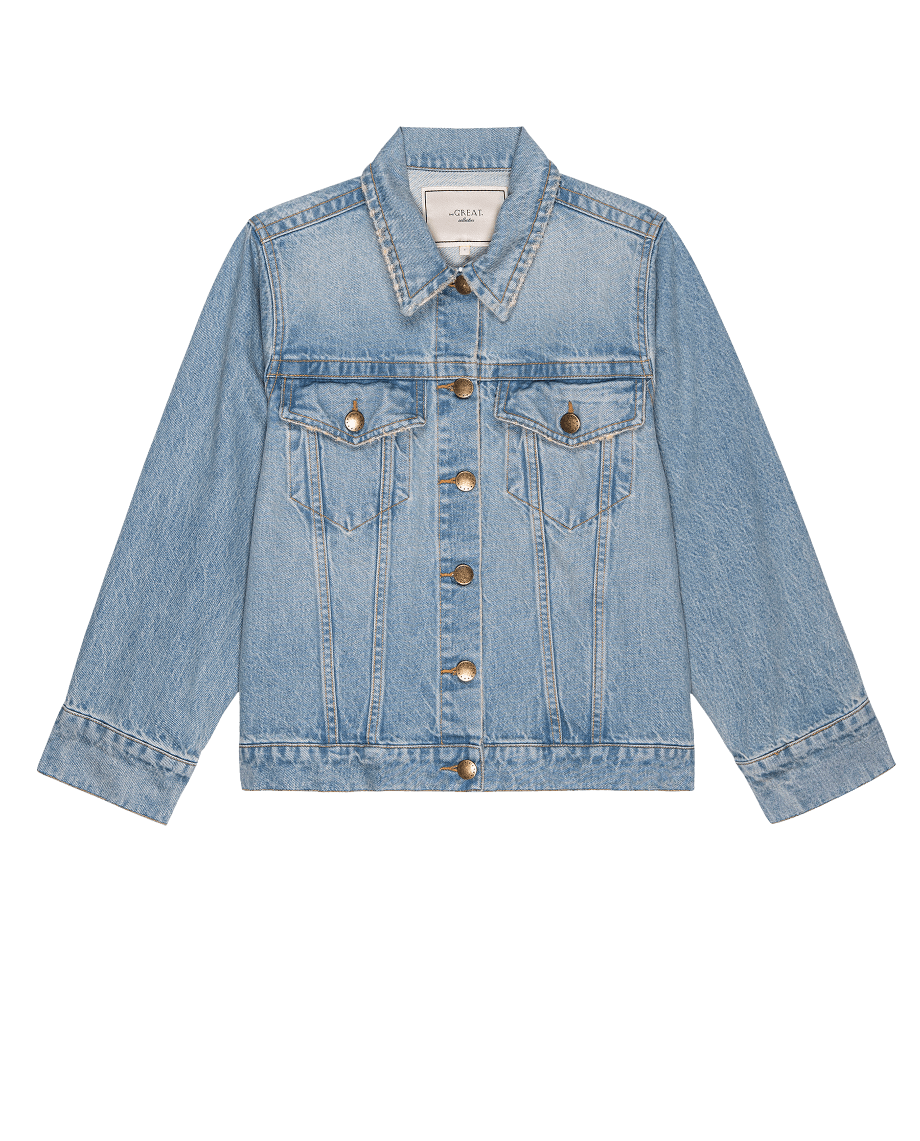 Stylish Slouchy Jean Jacket in Great Plains Wash - Perfect for Casual Outings & Weekend Adventures
