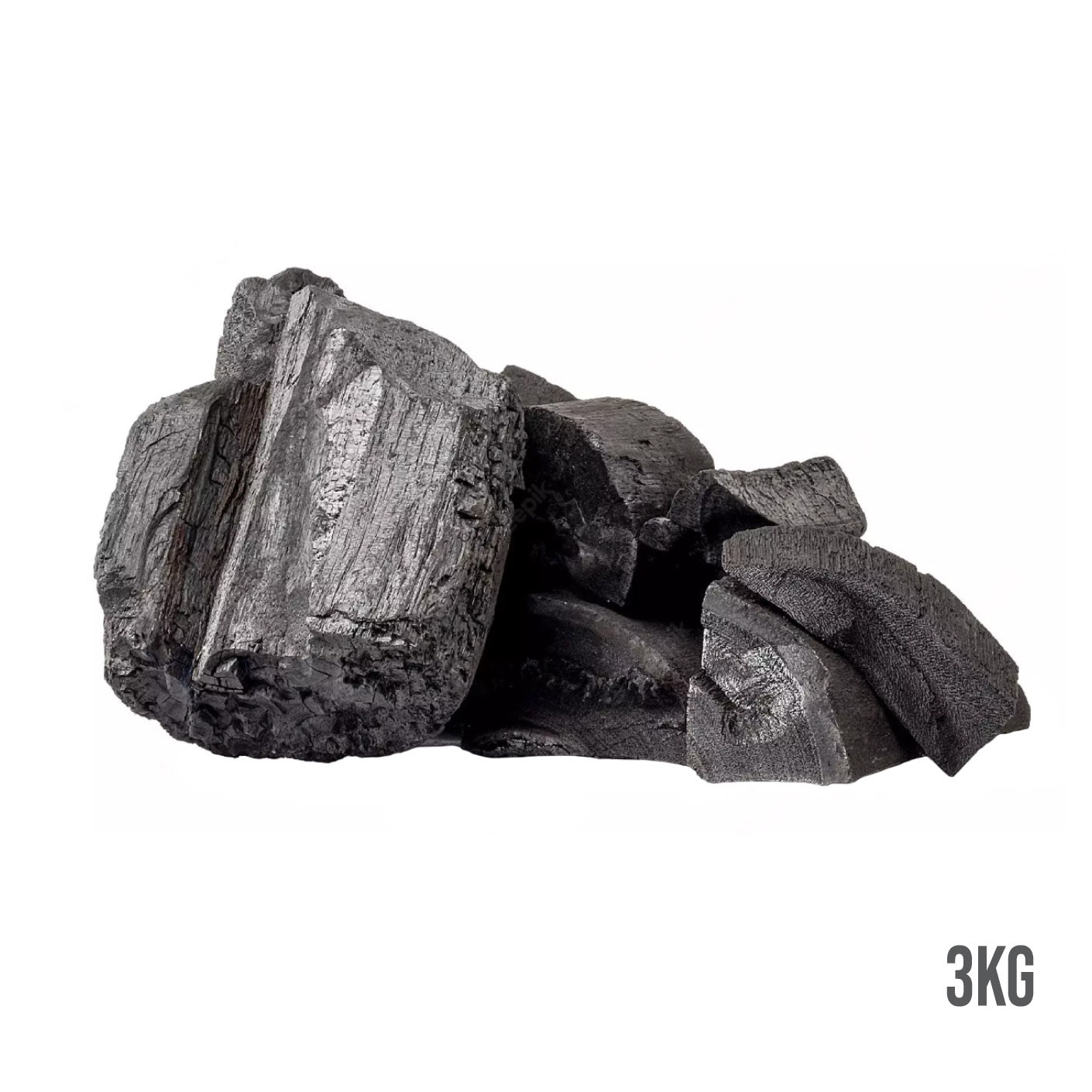 Premium BBQ Mangrove Wood Charcoal 3KG (NSH1001) - Natural, Long-Lasting Heat for Grilling, Smoking & Outdoor Cooking