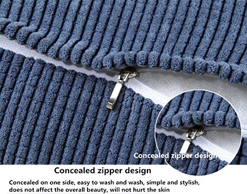 QAZW Corduroy Reading Pillow for Bed - Breathable Wedge Pillow with Back Support for Pain Relief, Detachable TV Backrest, Washable & Fade-Resistant - Perfect for Reading, Watching TV, or Relaxing in Bed