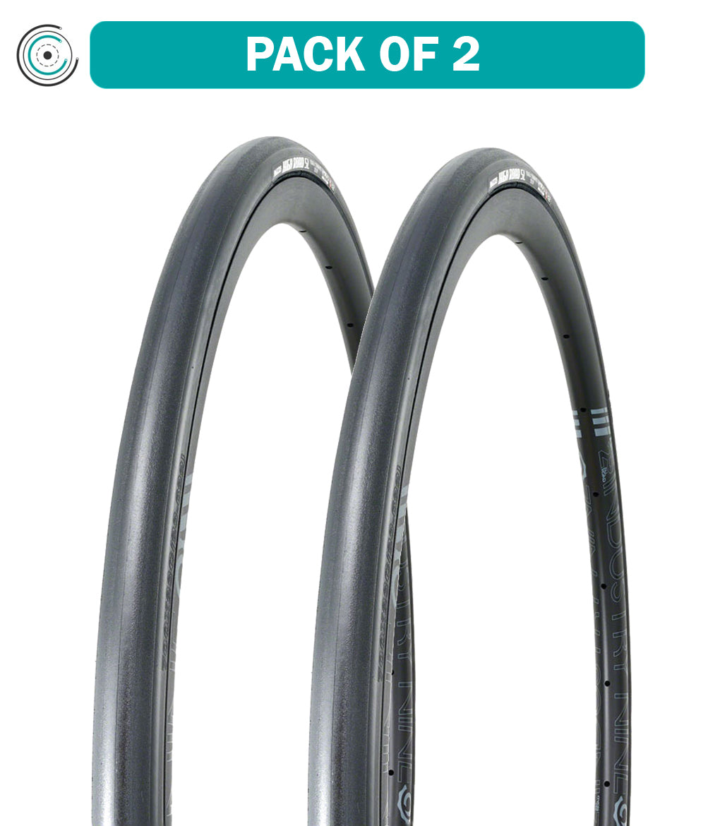 2 Pack Maxxis High Road SL Folding Clincher Bike Tires - Black, HYPRS K2 Protection (TB00263700) | High-Performance Road Cycling for Training & Racing