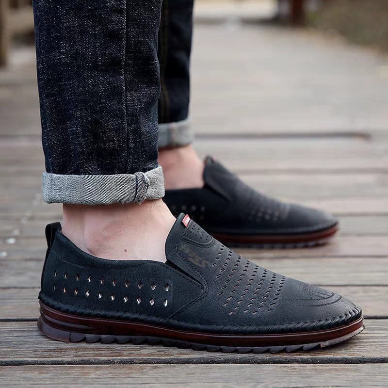 Best Orthopedic Dress Shoes for Men - Leather White Flip Flops, Black Slides, Retro Sneakers, Pool & Canvas Deck Shoes, Blue & Navy Boat Shoes - Perfect for Work, Casual, and Outdoor Activities