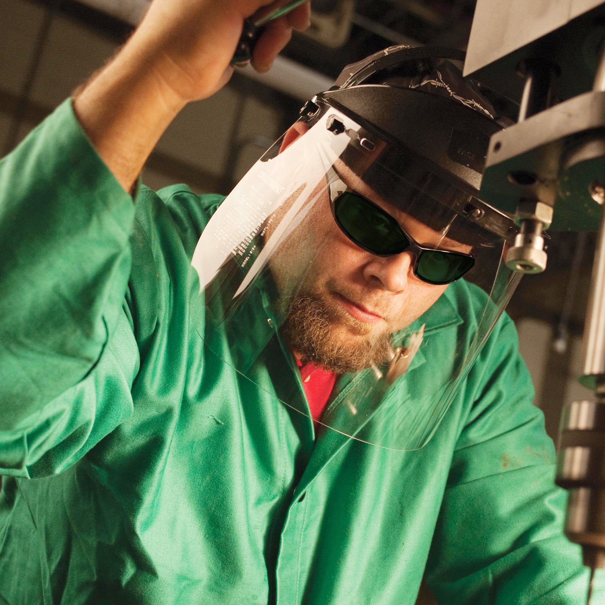 KleenGuard V40 Hellraiser Safety Glasses (20545) - UV & IR Protection Shade 5.0 Lens, Black Frame, 12 Pairs/Case - Ideal for Welding, Construction & Industrial Work Safety