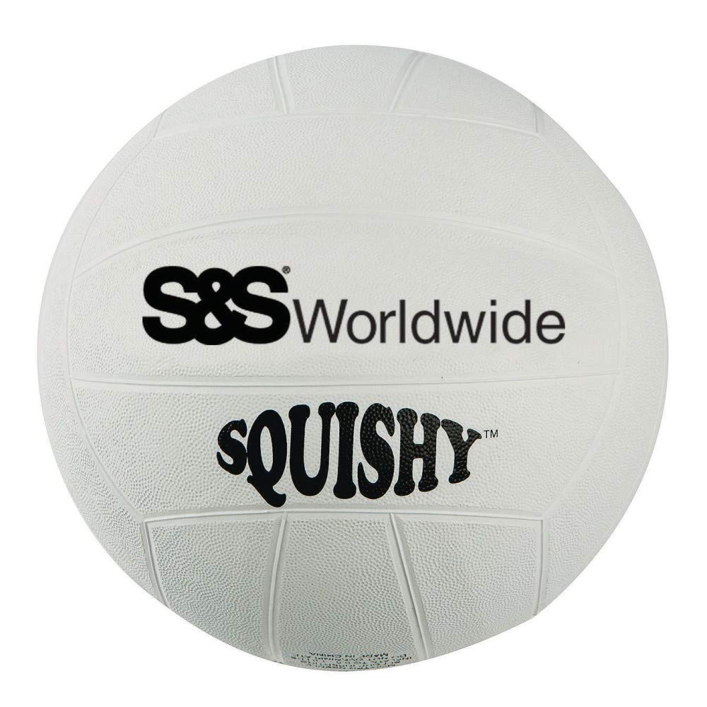 Soft and Squishy Volleyball for Kids & Adults - Stress Relief Toy, Fun Indoor/Outdoor Play - Spectrum Squishy Volleyball for Sports, Games, and Relaxation