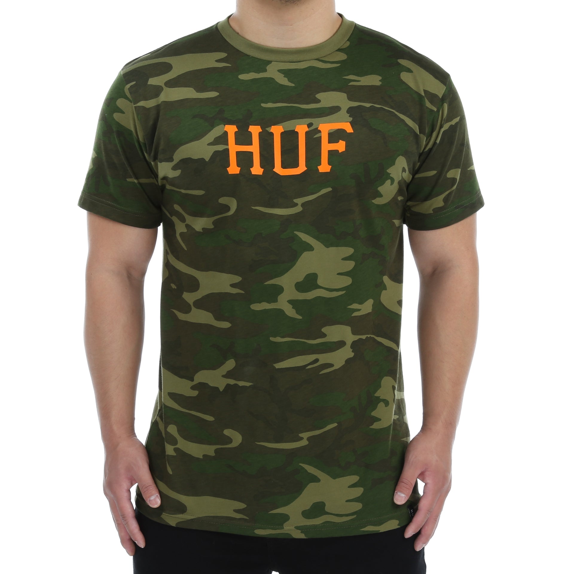 Huf Ambush Classic H Tee - Camo Print Men's T-Shirt | Streetwear Fashion for Casual Wear & Urban Style
