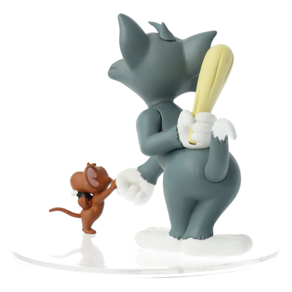 Tom & Jerry Collectible Figurine - Tom with Club & Jerry with Bomb - Perfect for Home Decor, Office Display, and Cartoon Lovers Gift