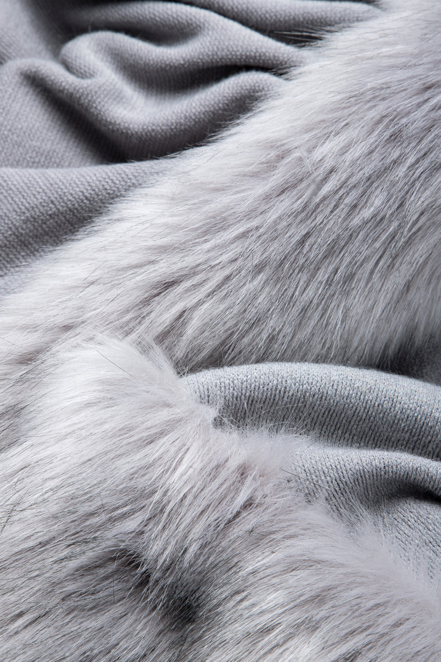 Luxury Faux Fur Kimono with Elegant Bordered Trim - Soft & Cozy Women's Robe for Lounge, Home Wear & Special Occasions