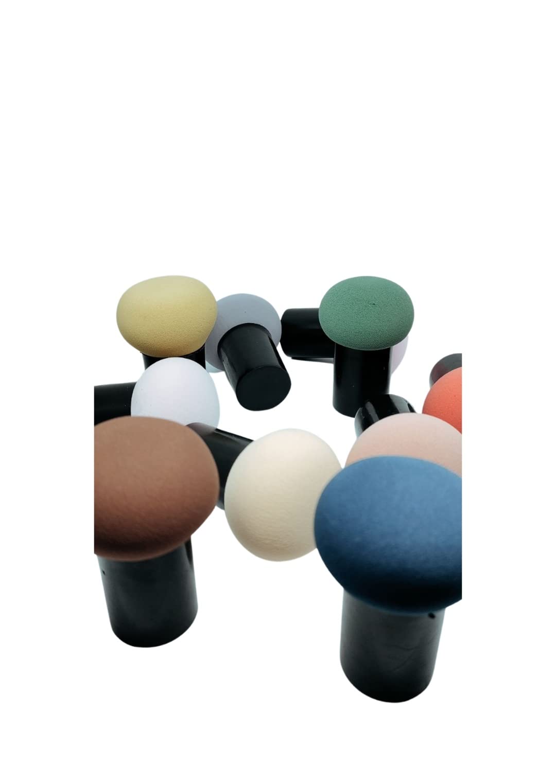 Witch Hazel Makeup Sponge Set - 6 Pcs with Storage Box for Flawless Blending