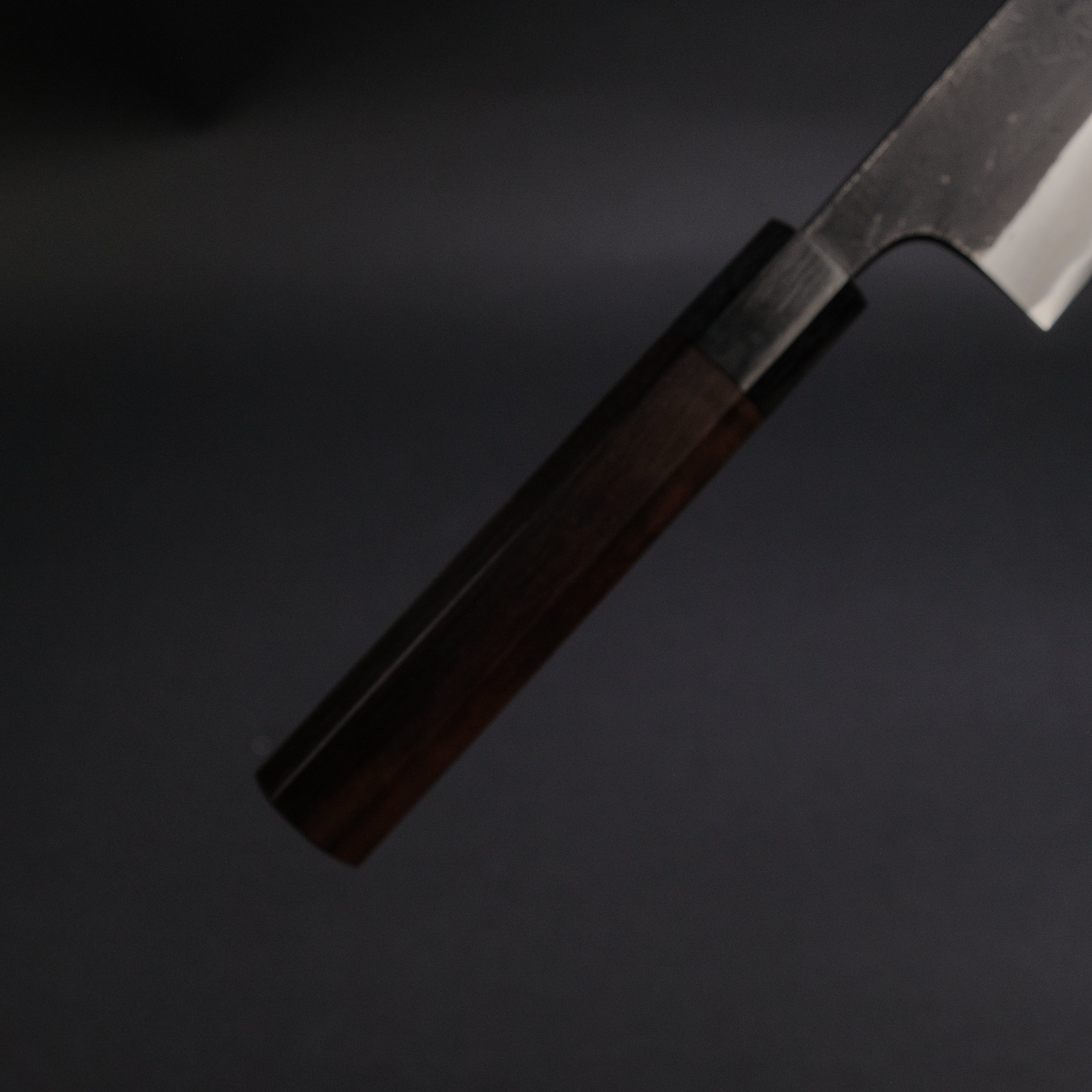 Premium Akifusa Wakui Kurouchi Nashiji Blue #2 Gyuto 225mm Japanese Chef Knife with Ebony Handle - Perfect for Slicing, Dicing & Professional Cooking
