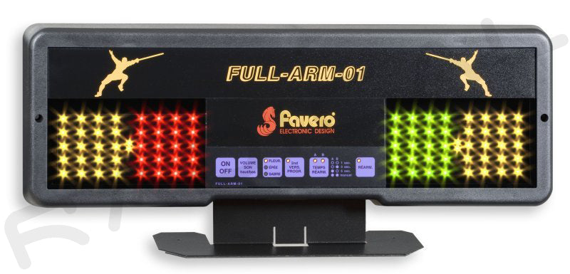 Favero 3 Weapon FIE Approved Fencing Scoring Machine RF ARM 01T - Professional Electric Fencing Equipment for Tournaments & Training - Made in Italy