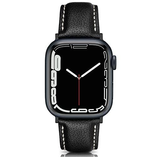 Black - White Stitching + Black Adapter