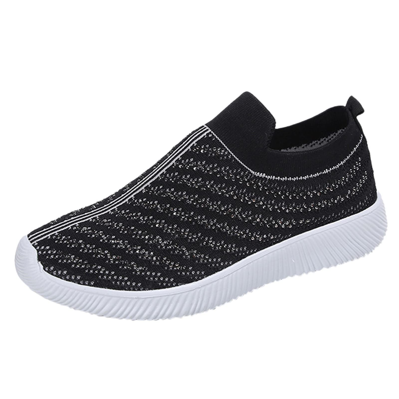 Halloween Slip-On Sneakers for Women - Breathable Running Walking Tennis Shoes, Casual Lace-Up Flats, Lightweight Unisex Work Shoes & Sporty Canvas Loafers - Perfect for Halloween Costumes, Workouts, Office Wear & Everyday Comfort