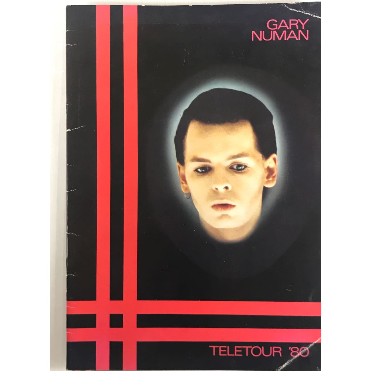 Gary Numan 1980 Tour Official Concert Program - Vintage Music Memorabilia & Collector's Item for 80s New Wave Fans | Perfect for Display, Music Collections & Retro Decor