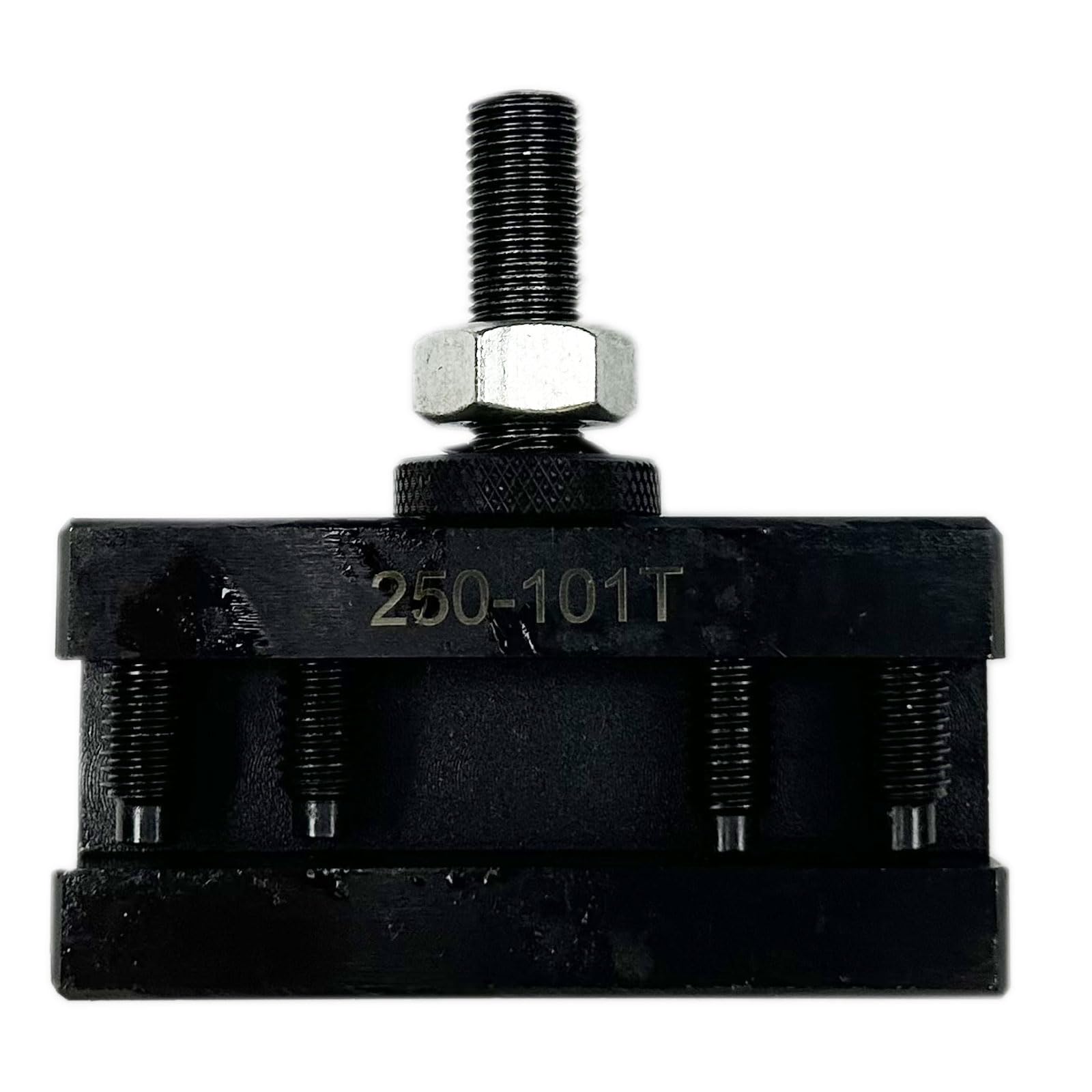 5Pcs AXA 250-101T Quick Change Tool Post Holders - Black Turning & Facing Tool Holders for Lathe Swing/Wedge Tool Post Sets - Perfect for Metalworking, Machining & DIY Projects