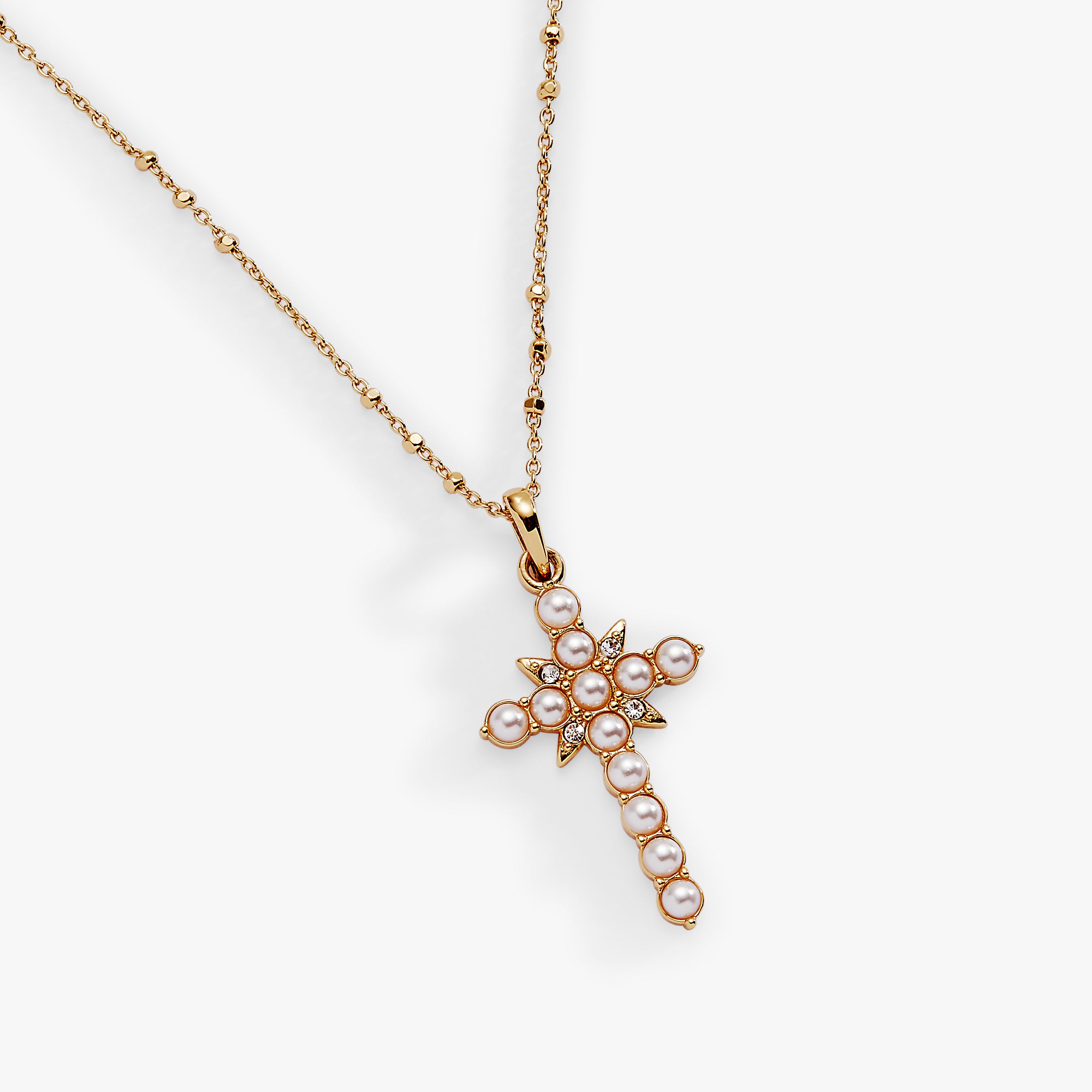 Divine Guides Cross Pendant Necklace for Women - Religious Jewelry Gift for Baptism, Confirmation & Everyday Wear - 925 Sterling Silver Crucifix Necklace